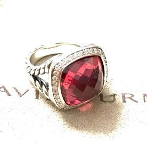 David Yurman 14mm Pink Tourmaline Ring